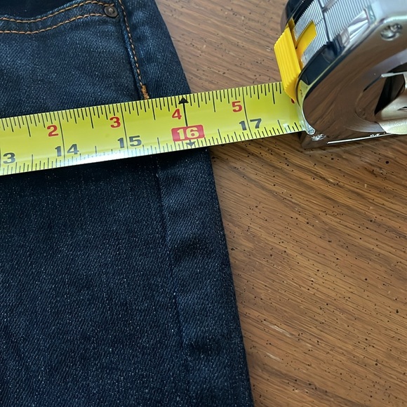 Zara premium denim collection dark wash Pencil skirt w/ 2 way zip size 4 EUC - Picture 14 of 16